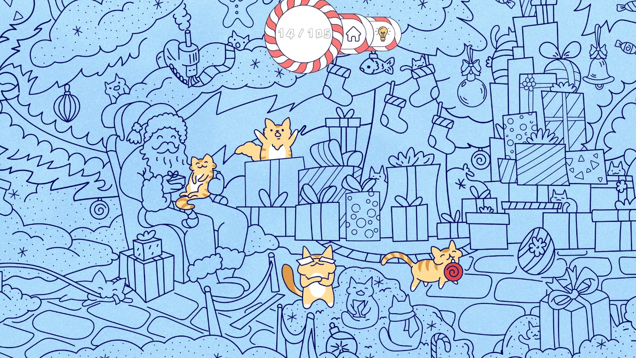 Cats Visiting Christmas Town Screenshot 5