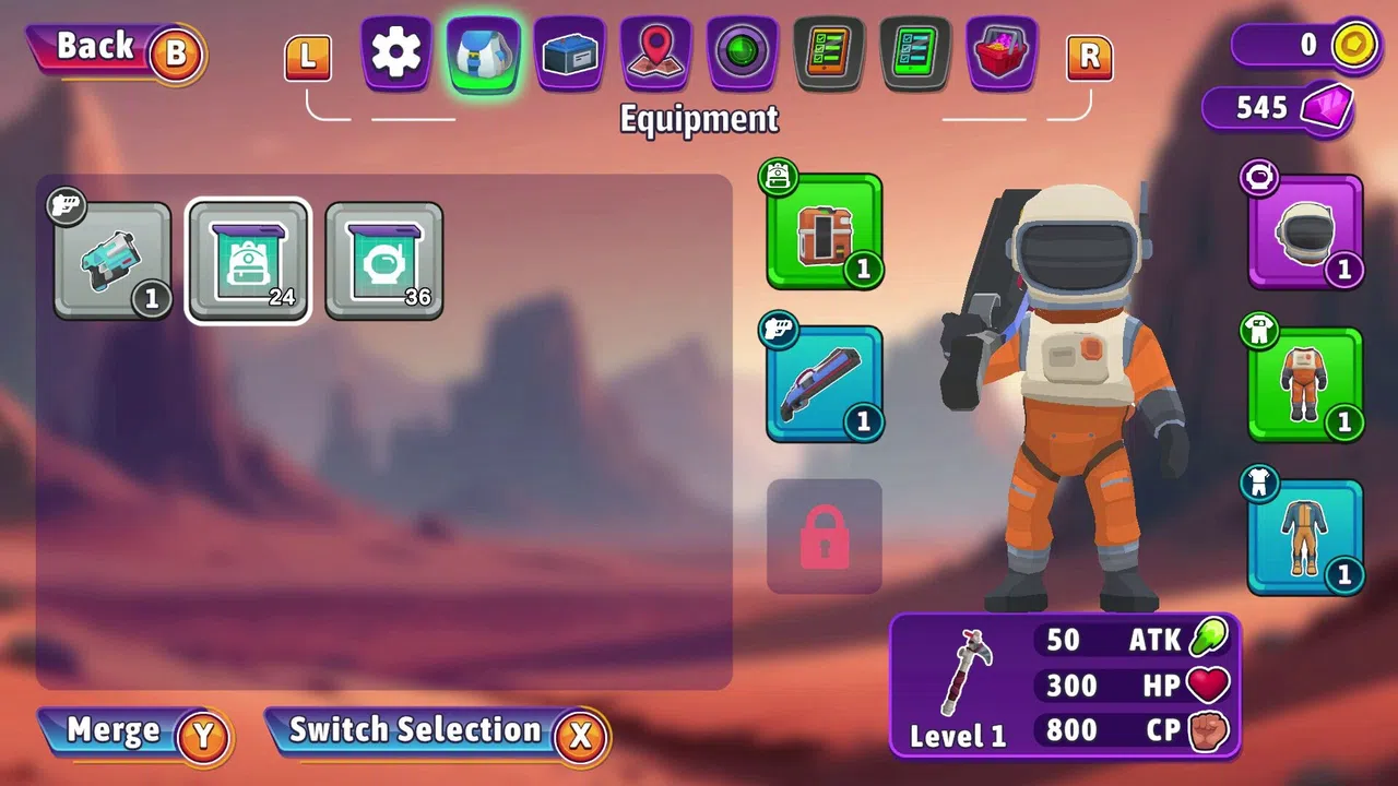 Mars Survivor: Blue Blaster Screenshot 1