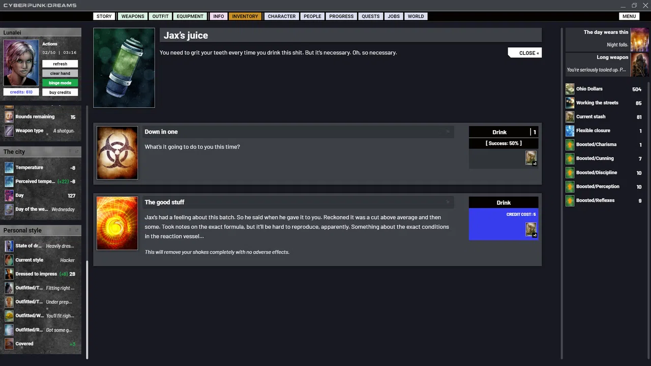 cyberpunkdreams // credit pack 11 // 400 Screenshot 3