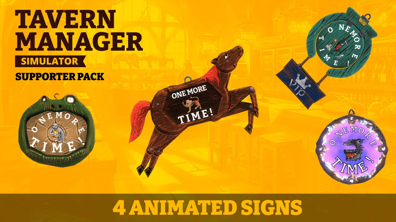Tavern Manager Simulator: Supporter Pack DLC Screenshot 0