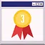 100 x 3 icon