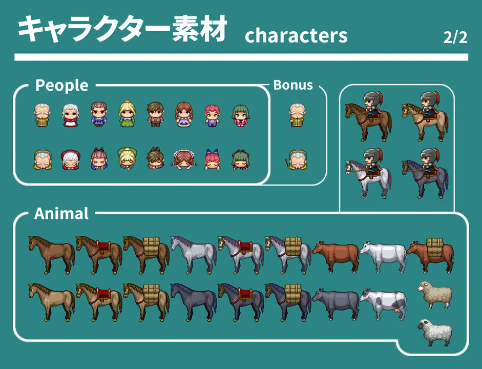 RPG Maker MV - REFMAP Fantasy Character Pack 2 Screenshot 3