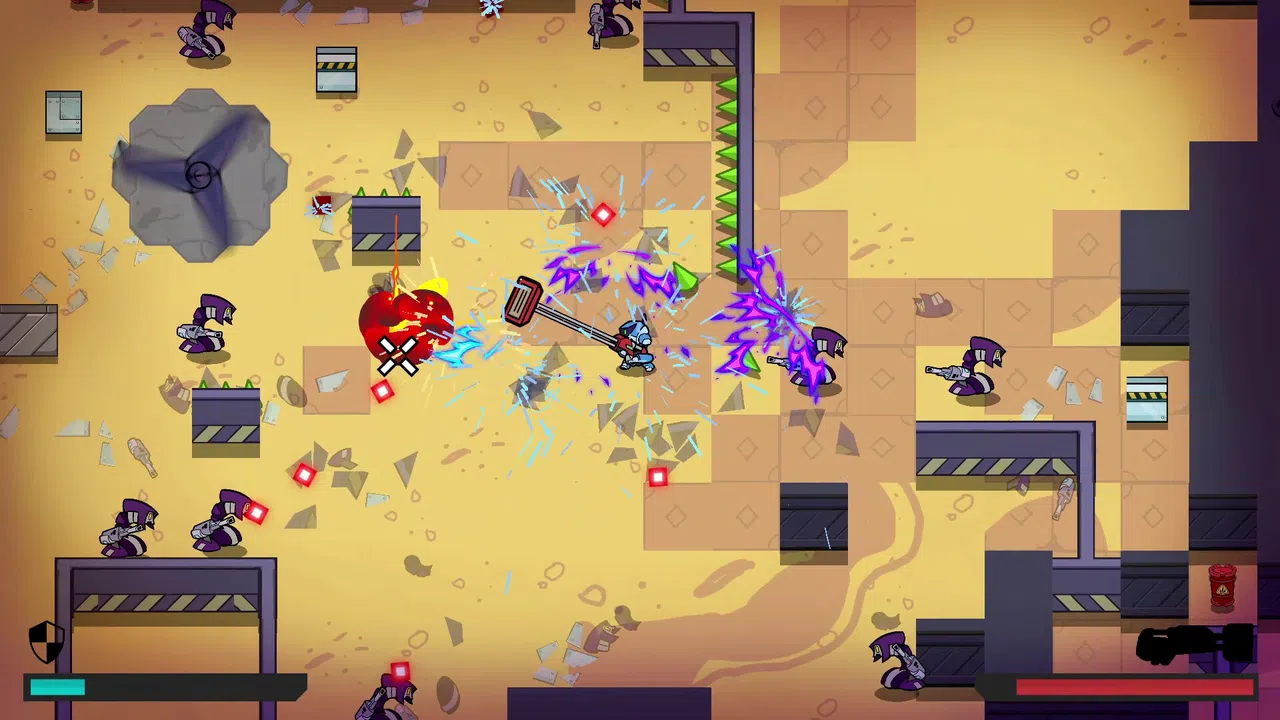 Robot with a Ram Cannon Screenshot 0