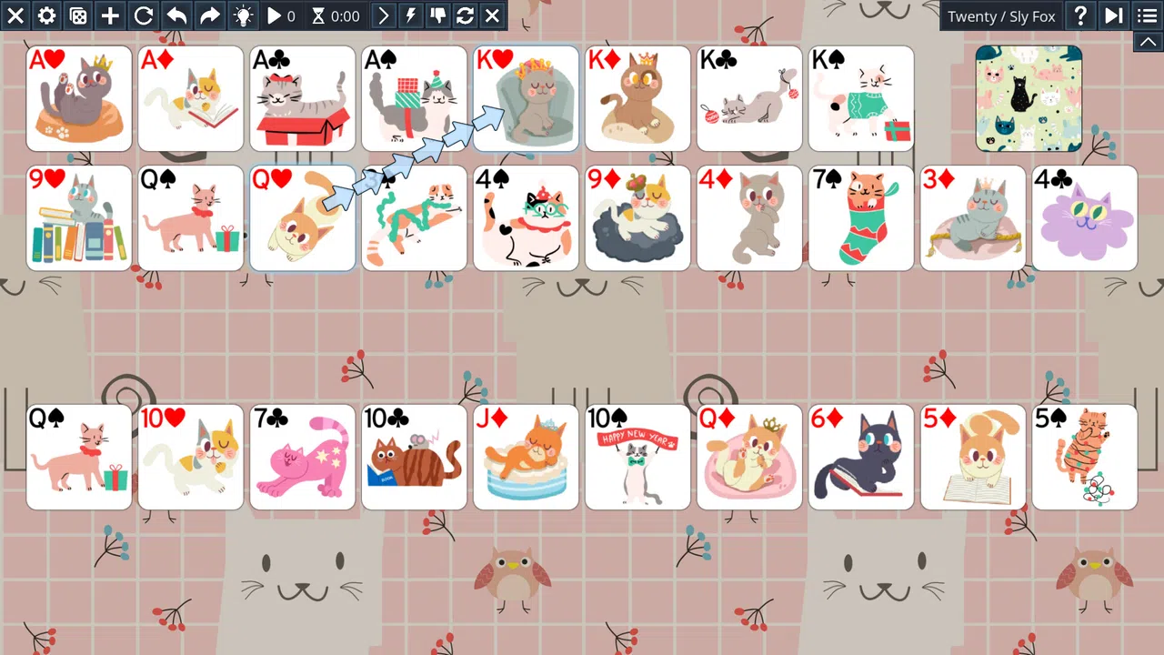 Free Solitaire - Cats Screenshot 4