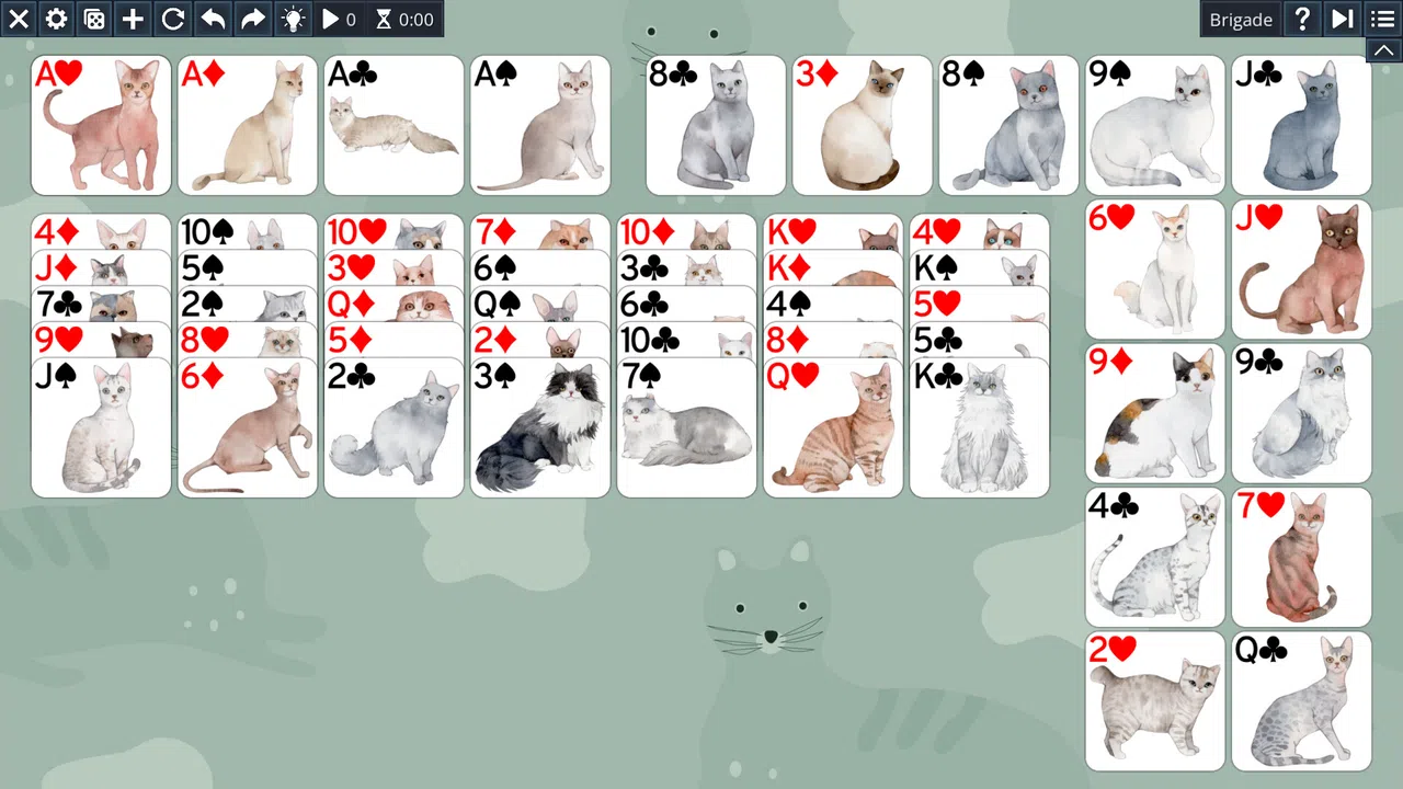 Free Solitaire - Cats Screenshot 0