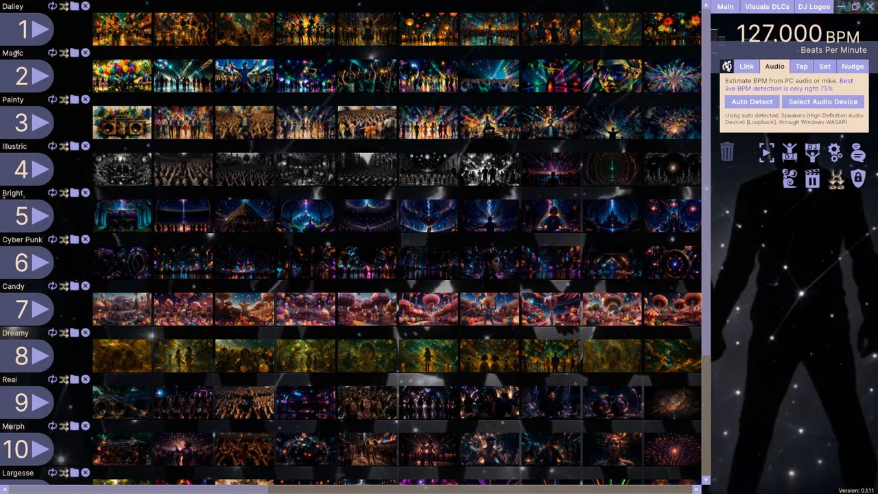 AI-VJ - Party 2 Visuals Screenshot 1
