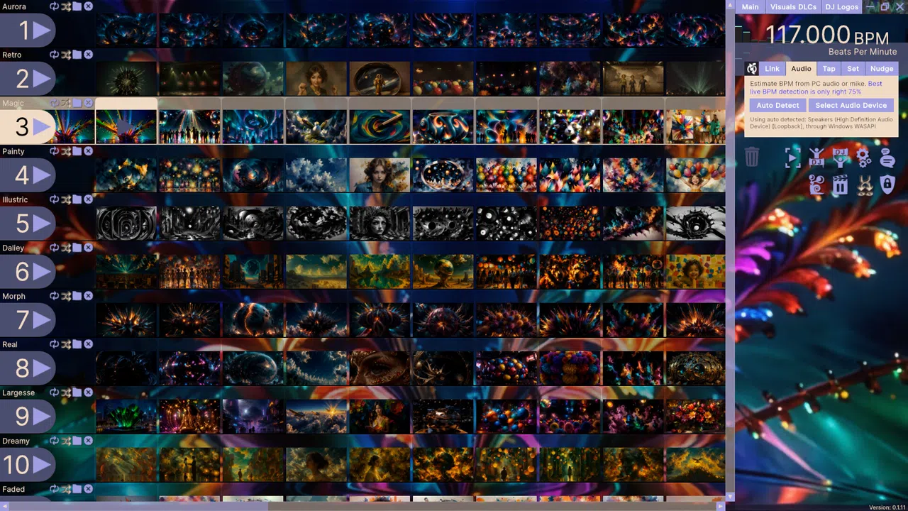 AI-VJ - Artsy Visuals Screenshot 1