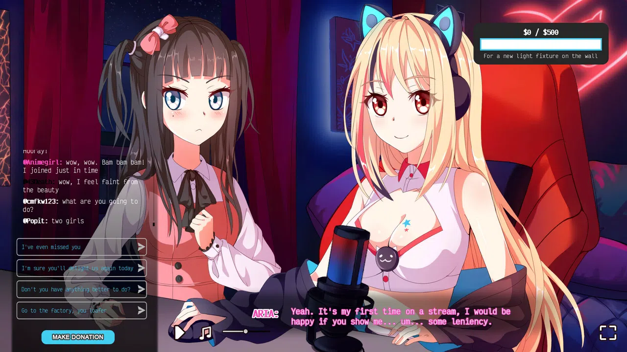 I Hate My Waifu Streamer Demo Screenshot 1