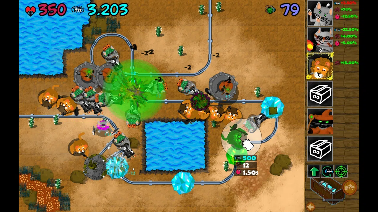Meow TD: Endless Yarn Screenshot 0