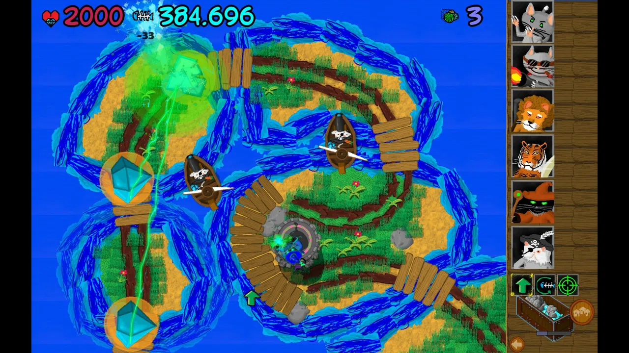 Meow TD: Endless Yarn Screenshot 3