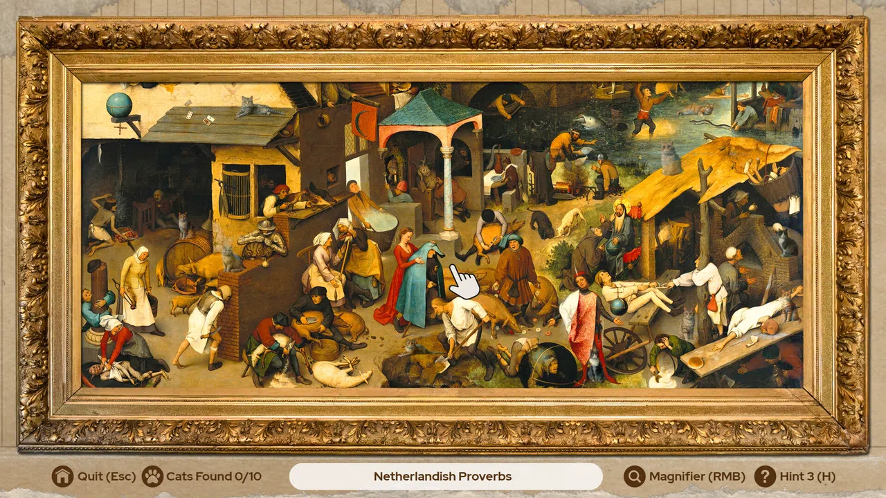 Cats of Mona Lisa - A hidden object game Screenshot 0