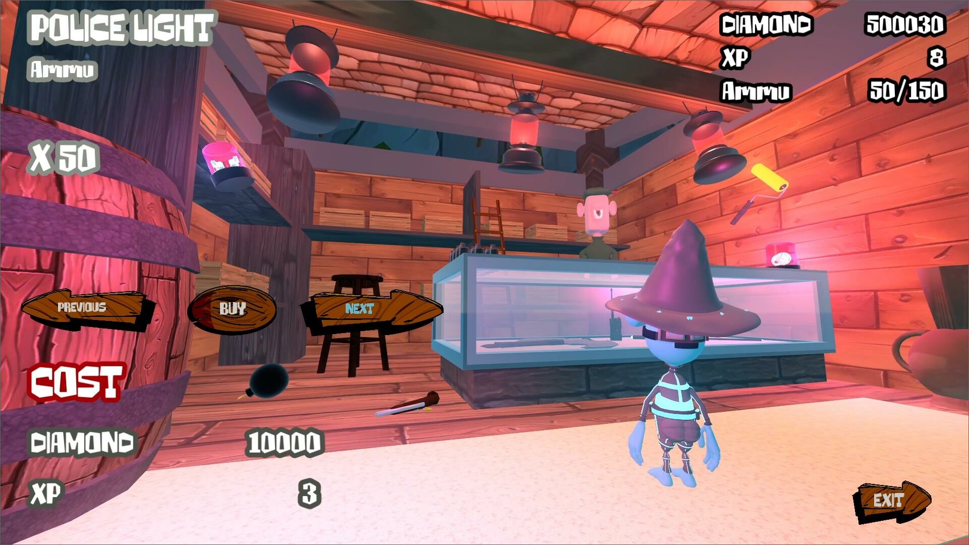 Bluebie VS The Army of Cyborgs Screenshot 9