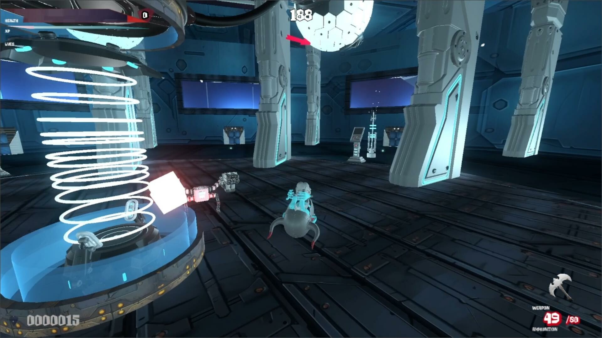 Bluebie VS The Army of Cyborgs Screenshot 5