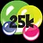 25000 balloons