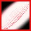 Glowing red corn icon