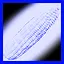 Glowing blue blue corn icon