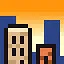 City cleared icon