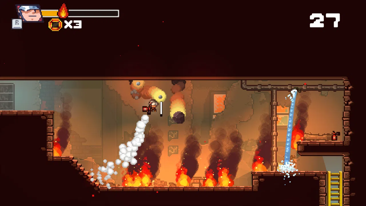 Fire Hero - Pixel Rescue Screenshot 0