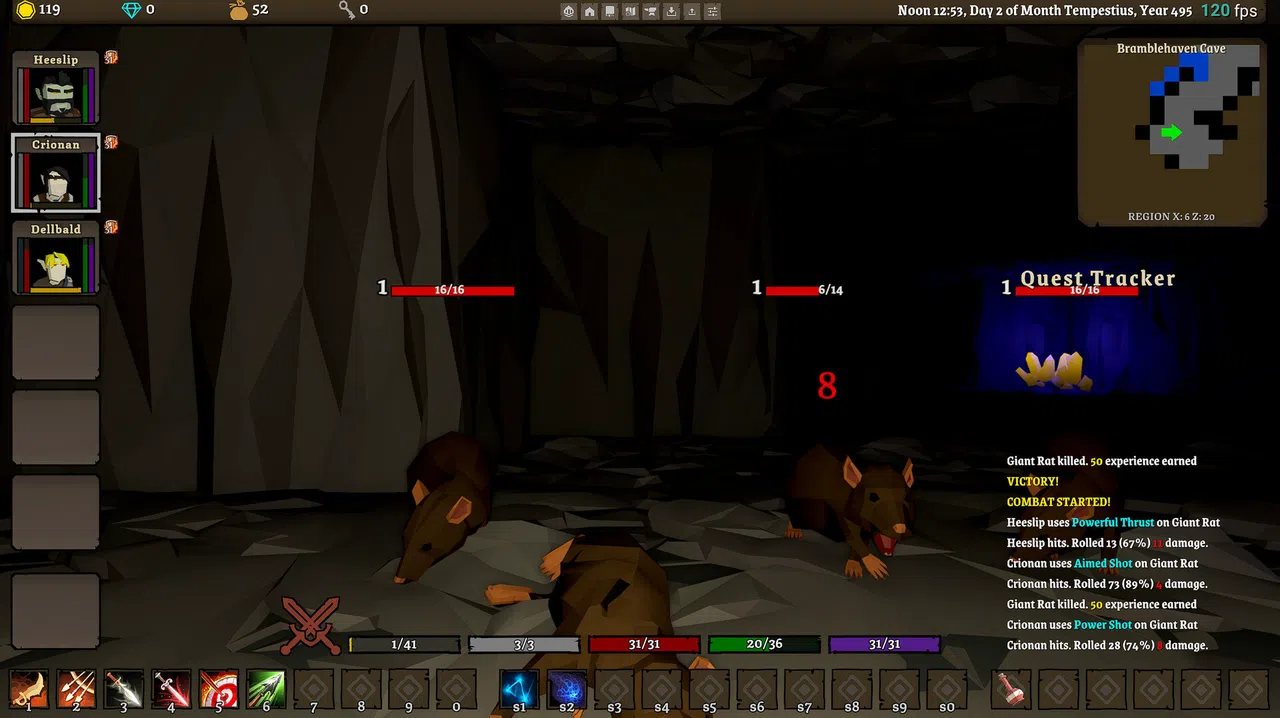 Descending: Curse of the Blood Crown Screenshot 2