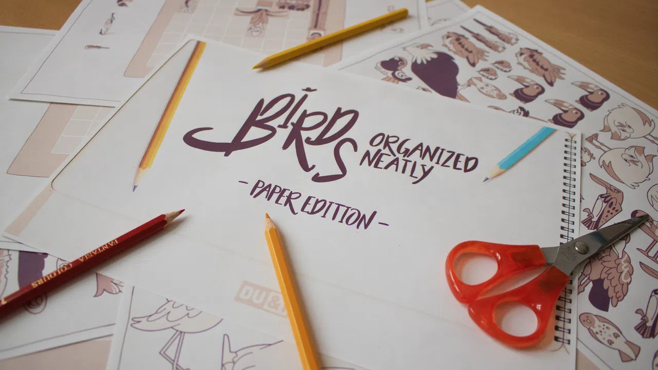 Birds Organized Neatly - Paper Edition Screenshot 0