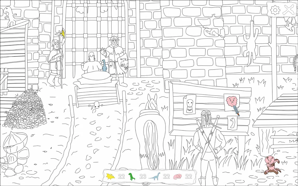 100 Hiddensaurs - Medieval Screenshot 3