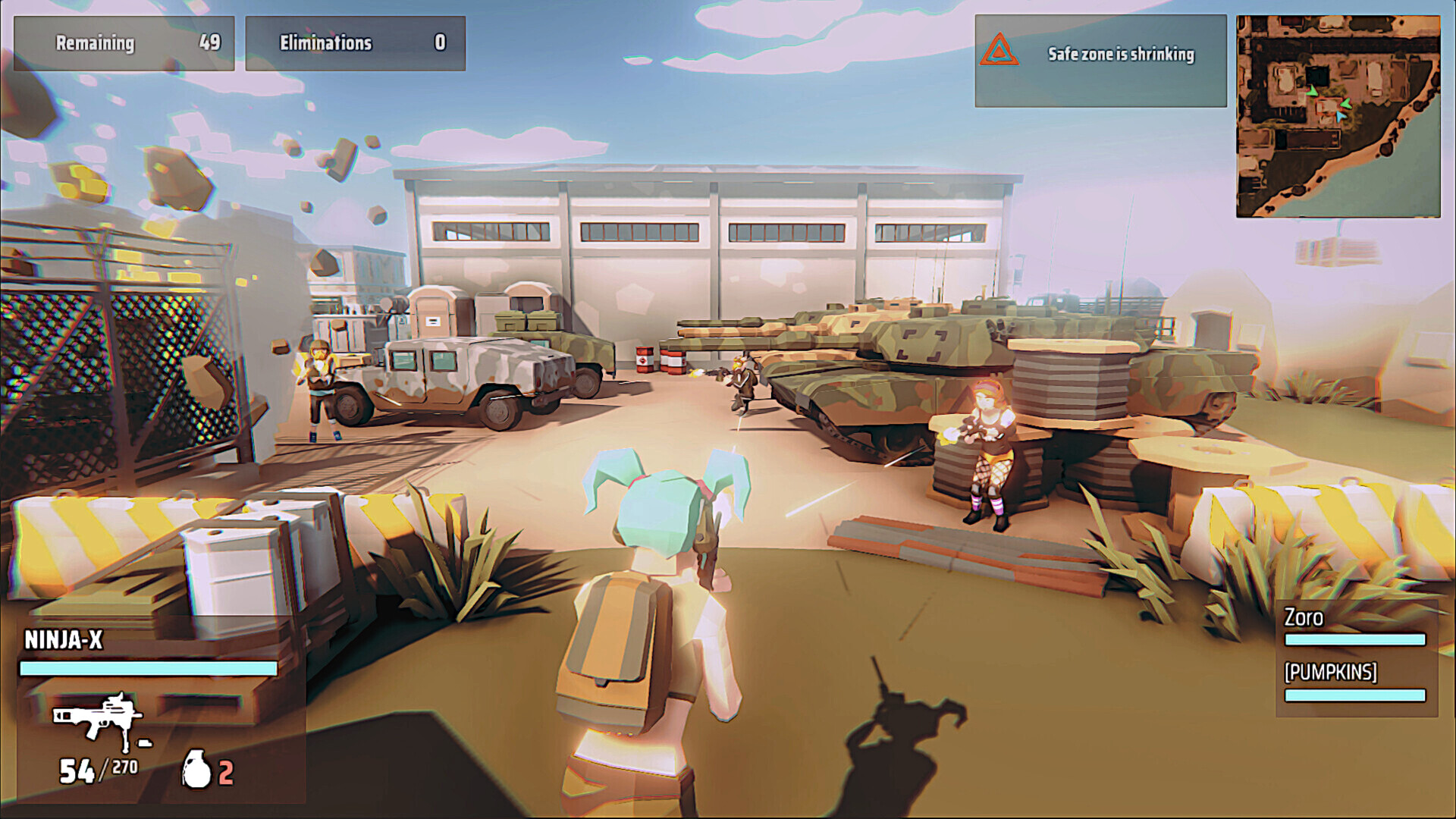 Polygon Bit Battle Royale Screenshot 2