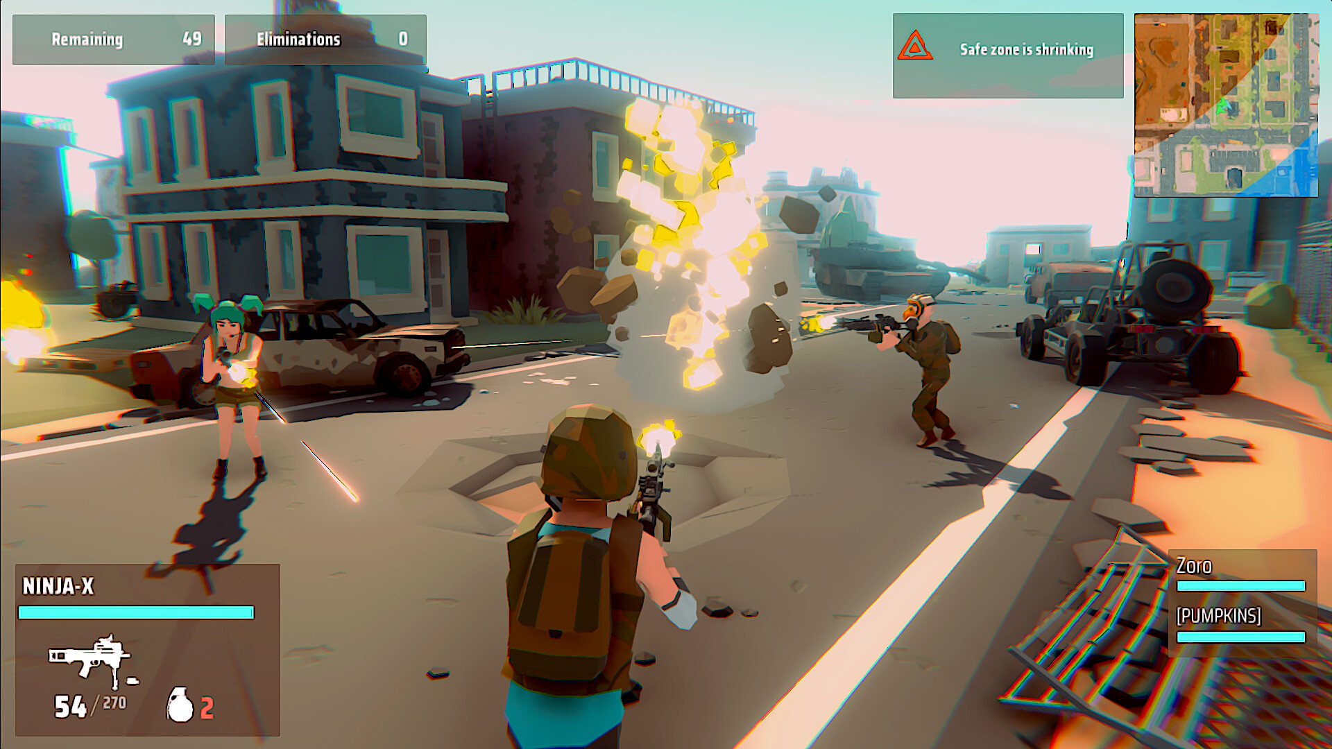 Polygon Bit Battle Royale Screenshot 0
