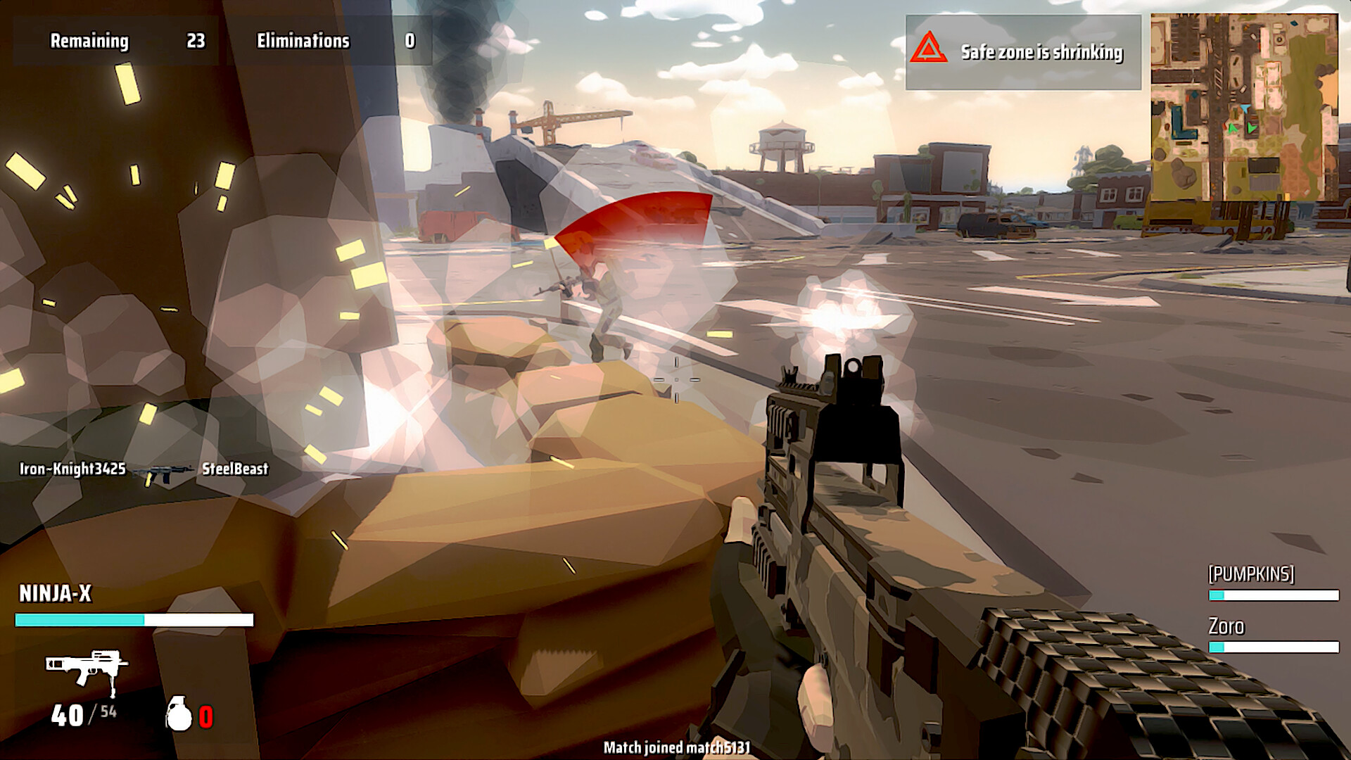 Polygon Bit Battle Royale Screenshot 1