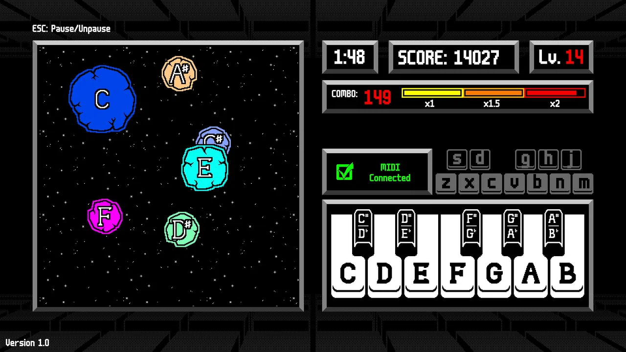 Musical Meteors Screenshot 3