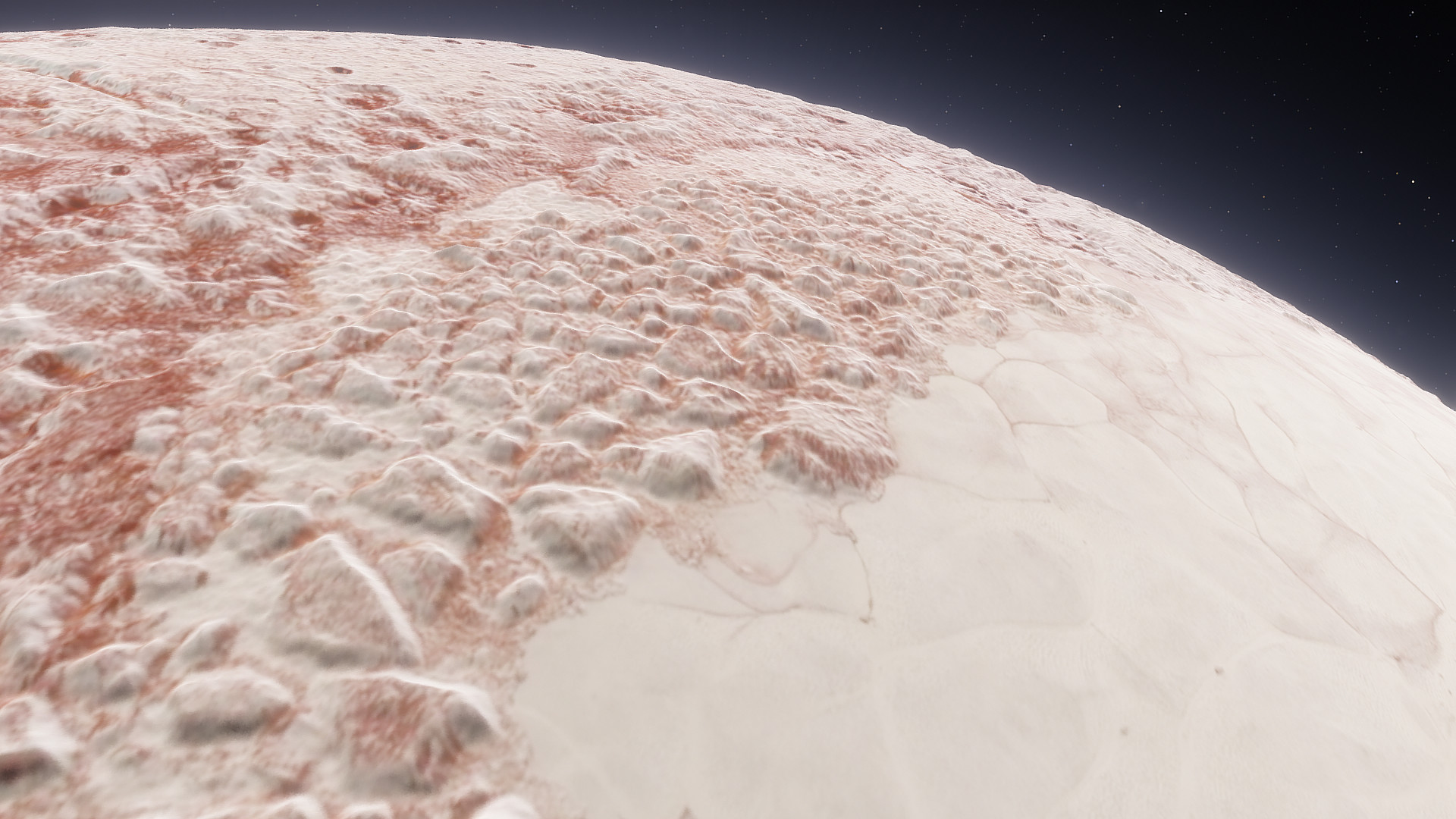 SpaceEngine - Pluto System HD Screenshot 6