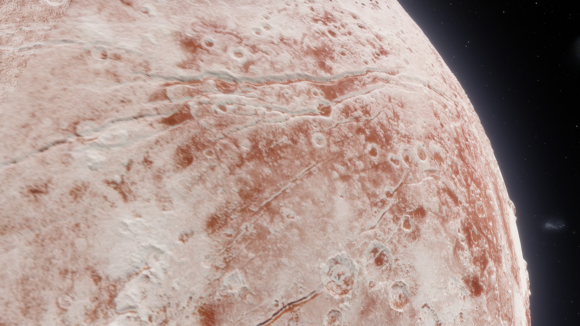 SpaceEngine - Pluto System HD Screenshot 4