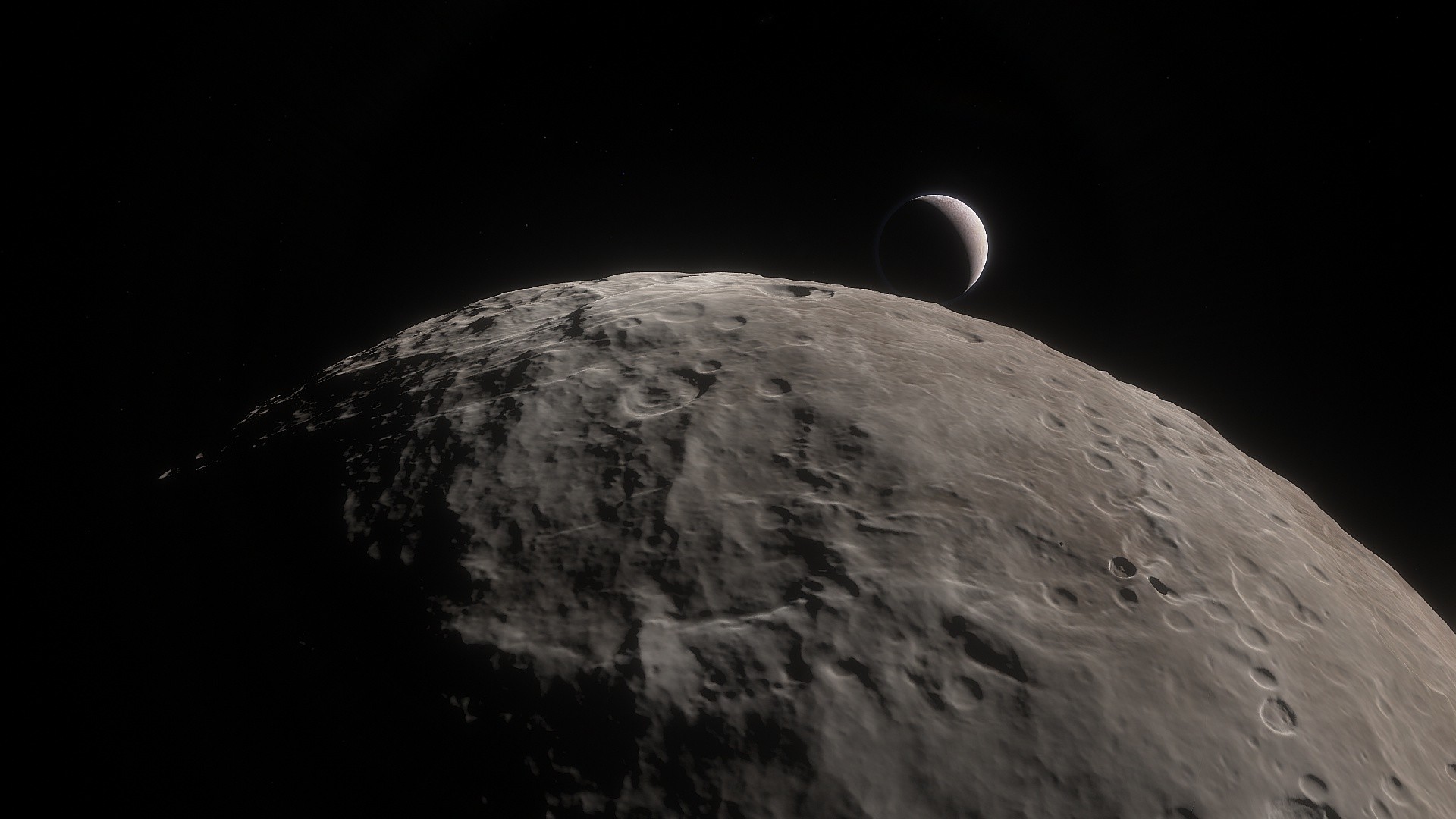 SpaceEngine - Pluto System HD Screenshot 11