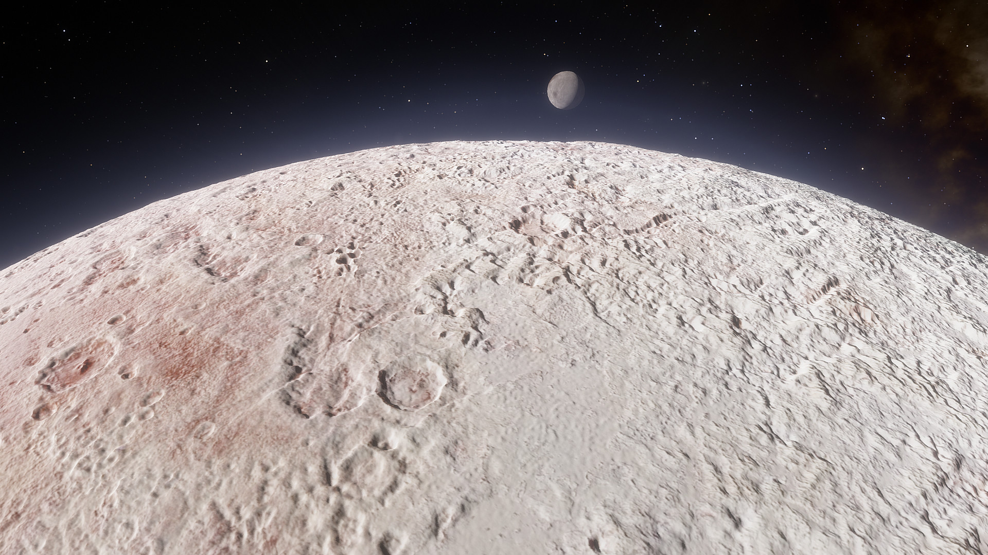 SpaceEngine - Pluto System HD Screenshot 7