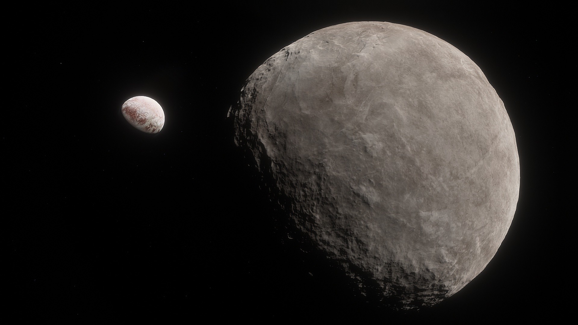 SpaceEngine - Pluto System HD Screenshot 10
