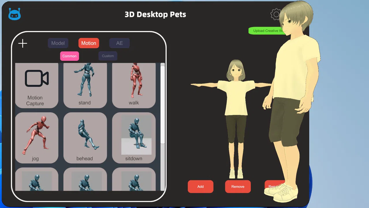 3D Desktop Pets Screenshot 2