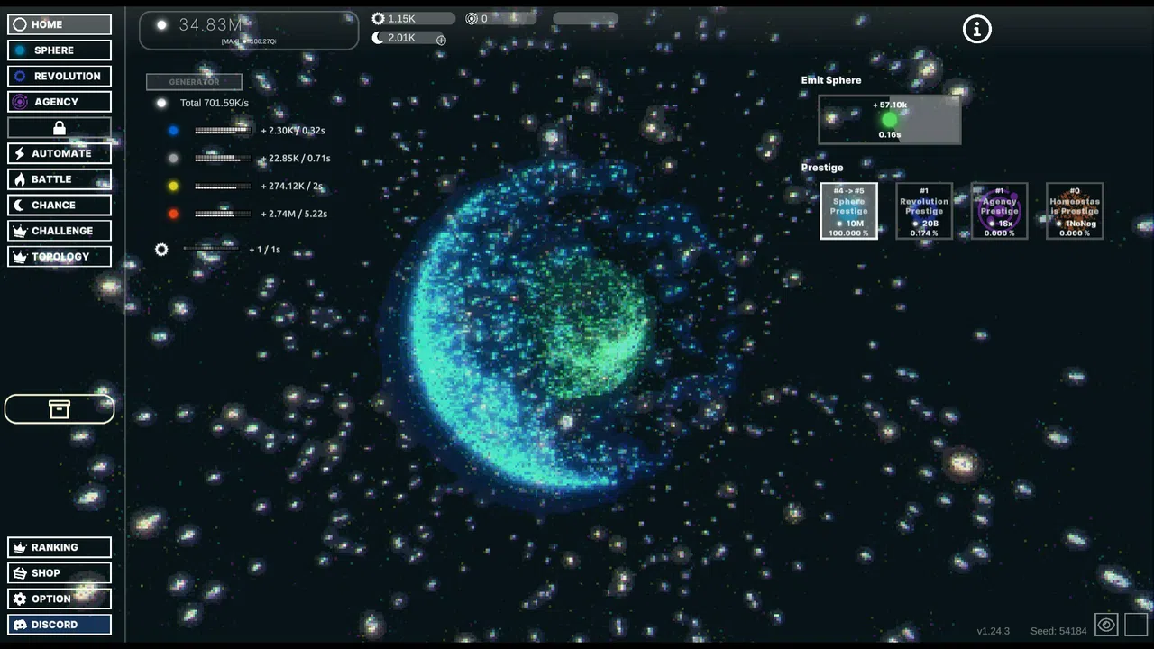 Idle Sphere - DIGITAL WINTER Screenshot 2