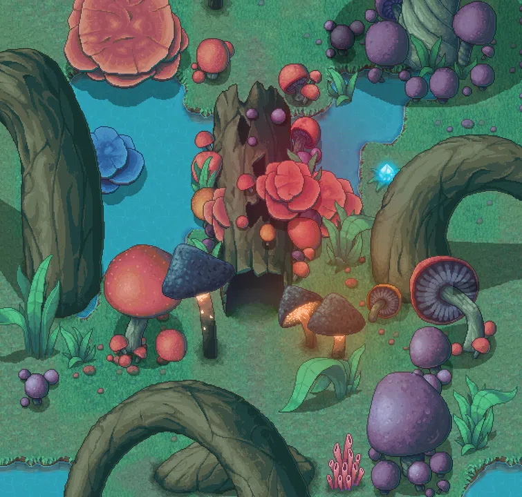 RPG Maker MV - Winlu Fantasy Tileset - Mushroom Screenshot 2