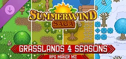 RPG Maker MZ - Summerwind Saga - Grasslands 4 Seasons