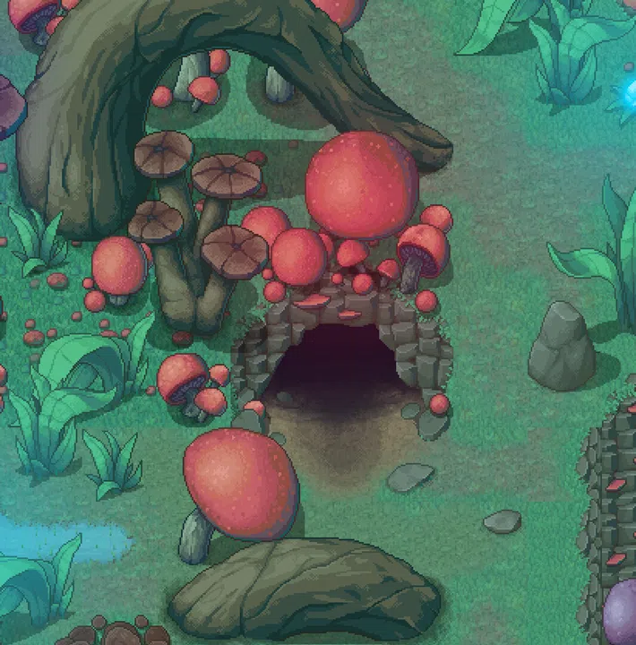 RPG Maker MZ - Winlu Fantasy Tileset - Mushroom Screenshot 1