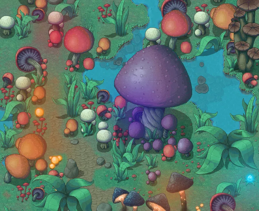 RPG Maker MZ - Winlu Fantasy Tileset - Mushroom Screenshot 3