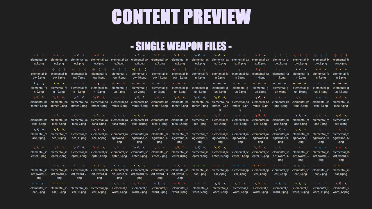 RPG Maker MV - Elemental Weapons Pack Screenshot 1
