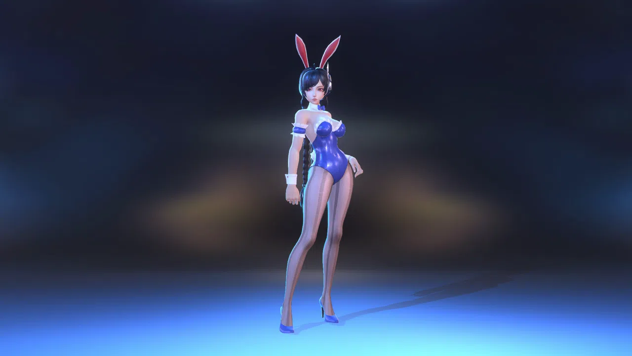 Angel Legion-DLC Bunny Girl (Blue) Screenshot 3