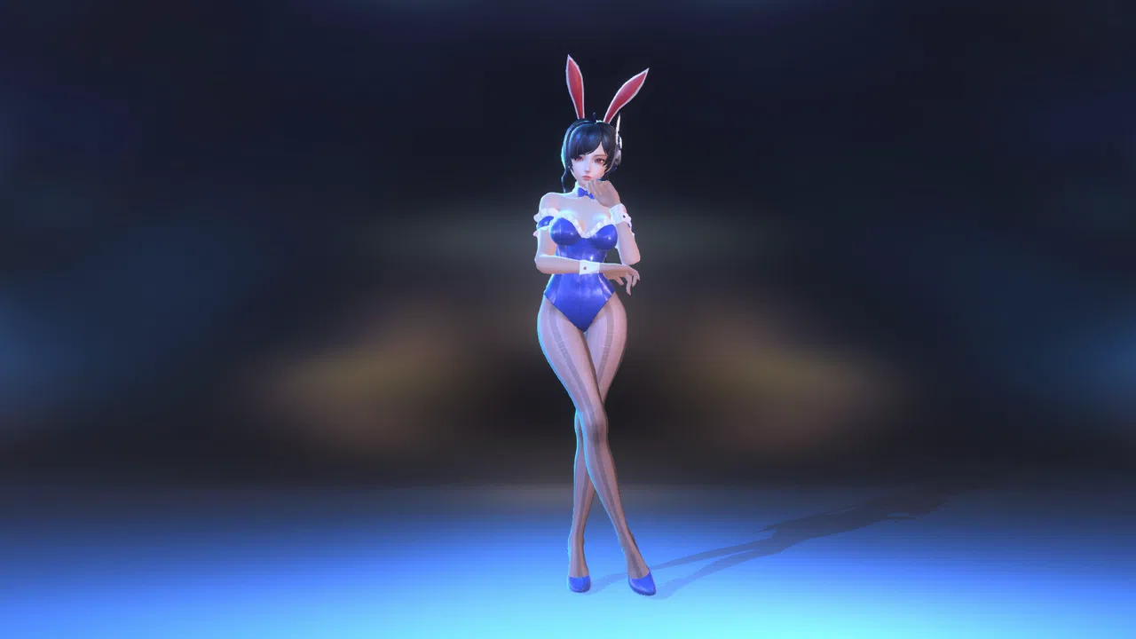 Angel Legion-DLC Bunny Girl (Blue) Screenshot 2