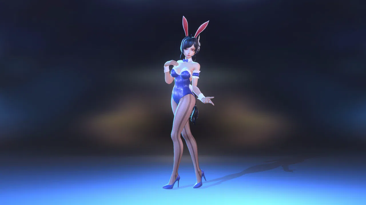 Angel Legion-DLC Bunny Girl (Blue) Screenshot 1