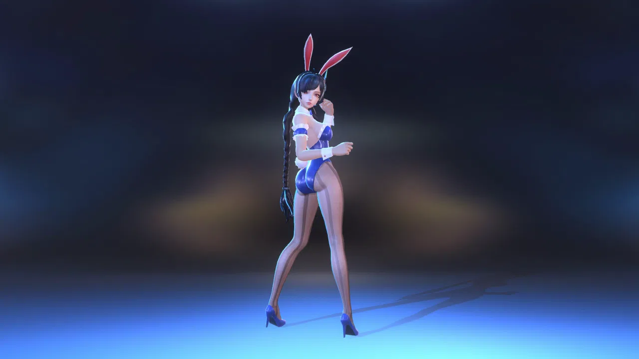 Angel Legion-DLC Bunny Girl (Blue) Screenshot 4