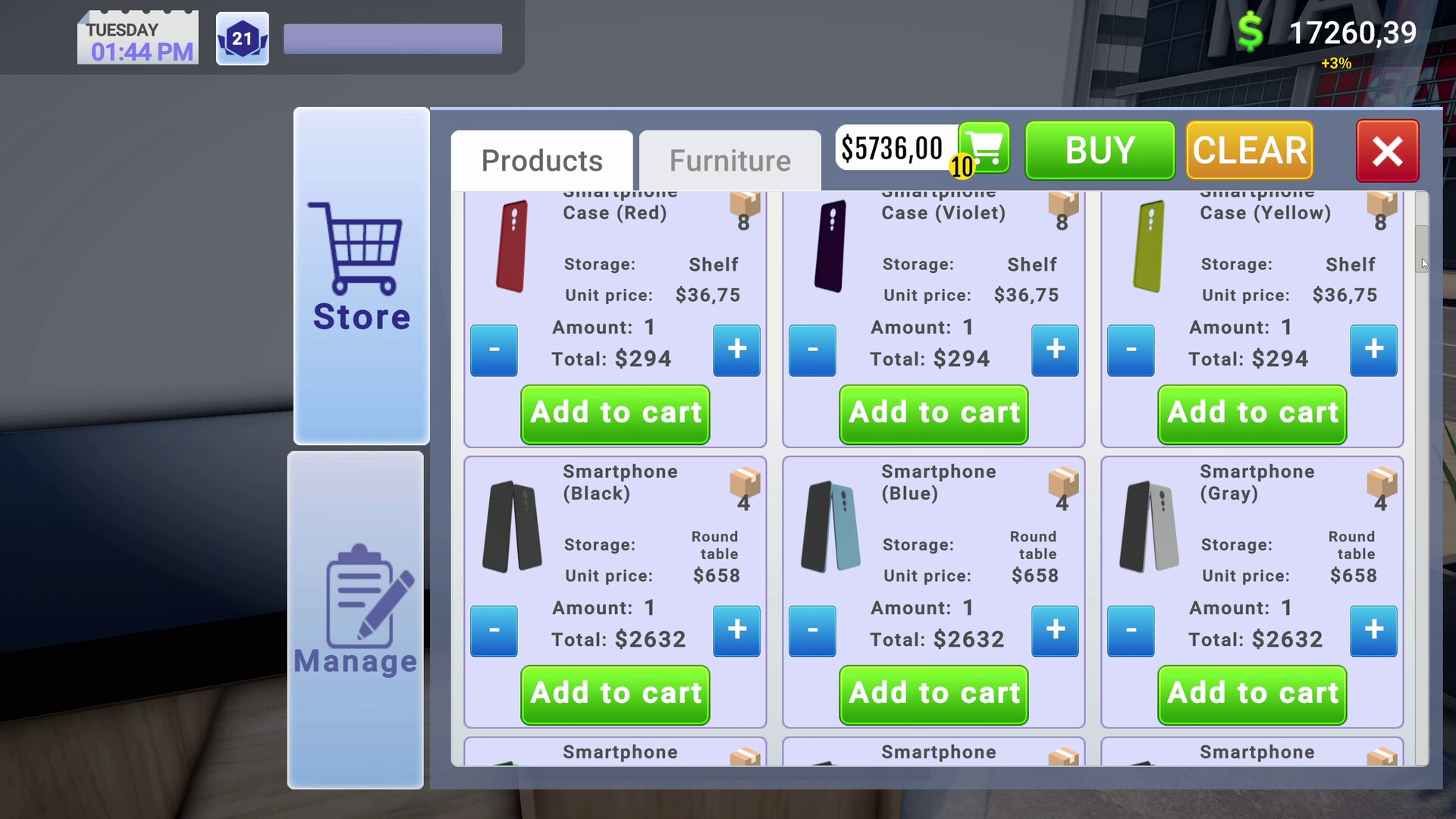 Electronics Store Simulator Screenshot 5