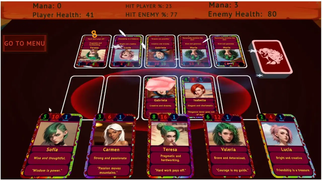 Girl Card Battle Screenshot 4