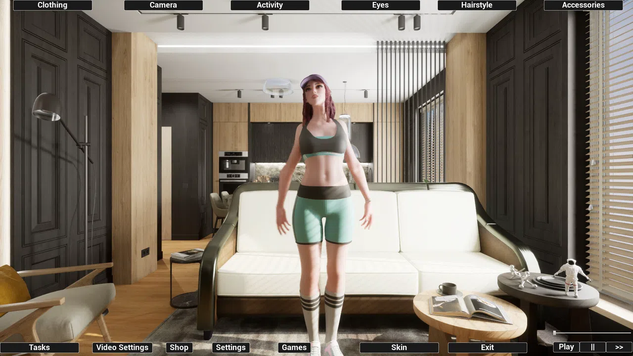 Virtual Girlfriend Lia - Sporty Girl Screenshot 11