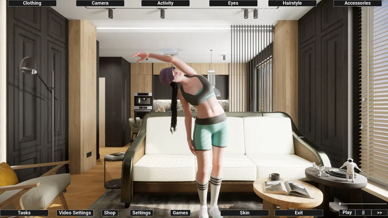 Virtual Girlfriend Lia - Sporty Girl Screenshot 4