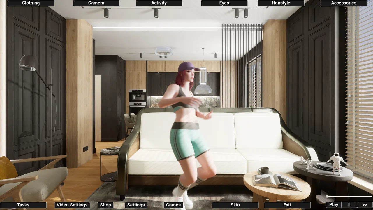 Virtual Girlfriend Lia - Sporty Girl Screenshot 8